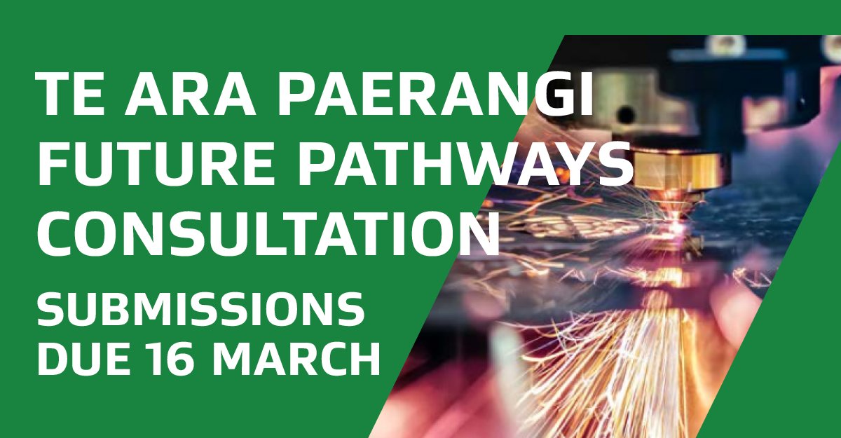 Tomorrow is the last day to submit your feedback on the Te Ara Paerangi Future Pathways consultation. Large or small, we want to hear from all - your opinion is valuable. mbie.govt.nz/future-pathway…