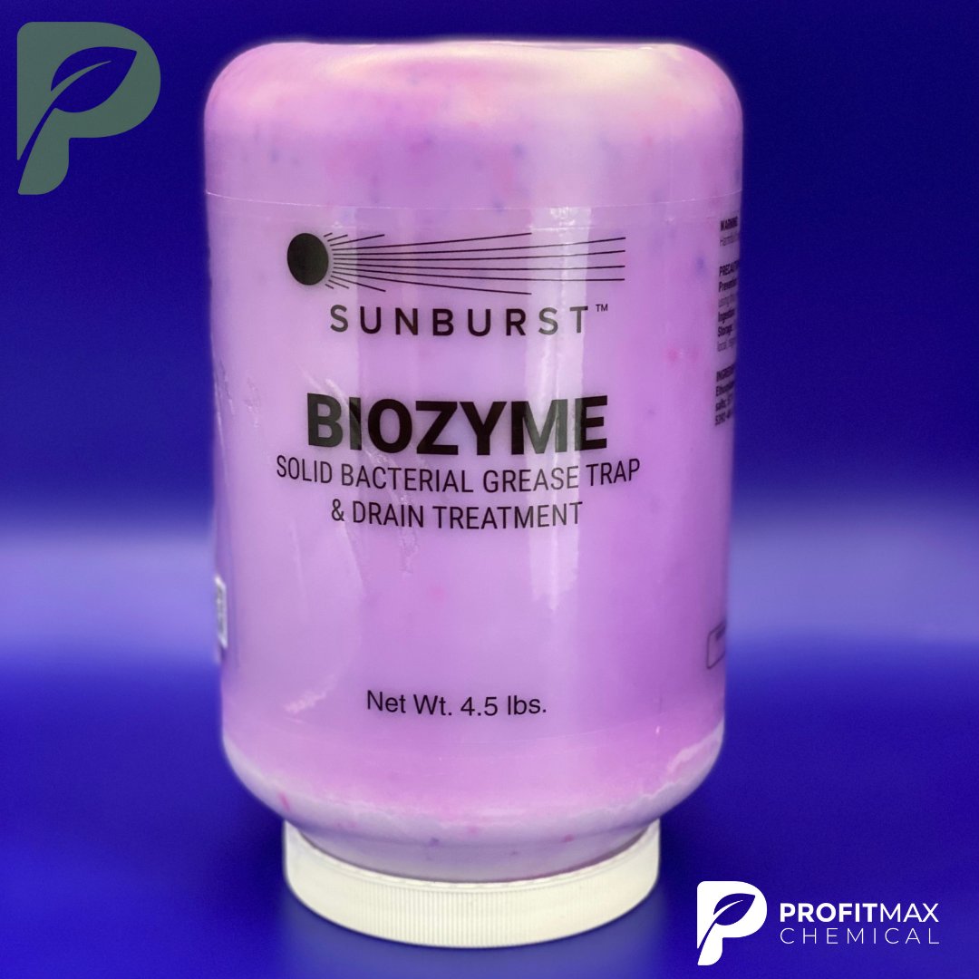 ProfitMaxChem's tweet photo. Biozyme is the showcase drain cleaner provided by Sunburst Chemicals.

At ProfitMax Chemical, we see this as a staple product for any drain system.

#biozyme #sunburstchemicals #Profitmaxchemical https://t.co/gVFIeV9D3I