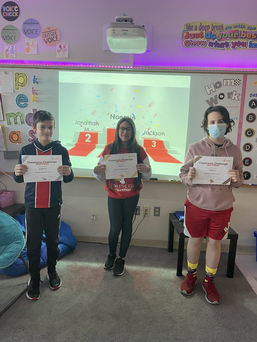 This was the closest challenge yet with the gold certificate winner capturing that gold by just ONE question! Way to go everyone! 🥇🥈🥉<a href="/ProdigyGame/">Prodigy Education</a> <a href="/HurleyMiddle/">Dr. Kevin Hurley MS</a>
