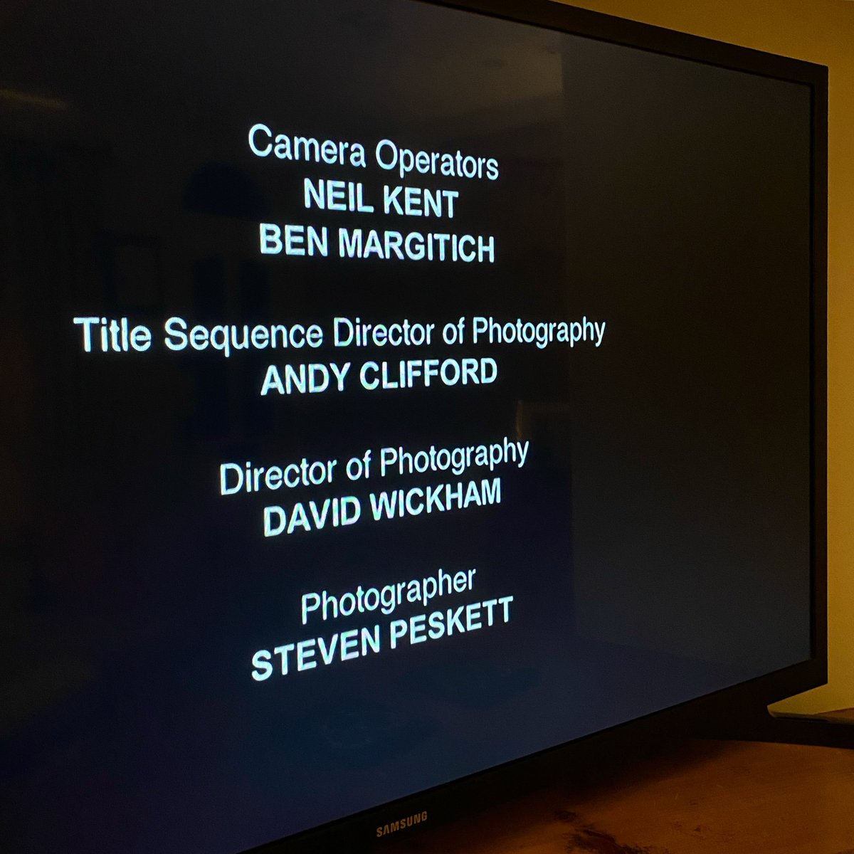 Always nice to see my name on TV. Being credited on a show means the world. #unitstills #credit #beingcredited #workingintv