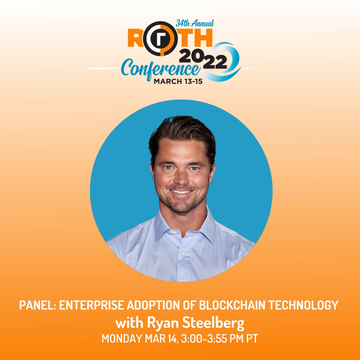 veritoneinc's tweet photo. In 30 min, Veritone President Ryan Steelberg will be on a panel for the @ROTHCapital 34th Annual Roth Conference that will explore the disruptive nature of #blockchain, and how #enterprises are adopting its use to create new #EconomicEngines.
Register: https://t.co/S2tTIkHI4H https://t.co/SHula4O0lA