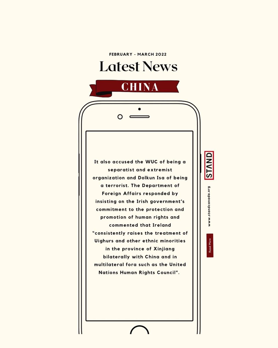 STANDCanada's tweet photo. Our newest #LatestNews feature is out now! Follow along here to stay current with the latest updates in our focus regions. This week is  #China. https://t.co/4CJ1Kzy4YC