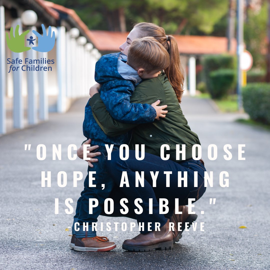 "Once you choose hope, anything is possible." - Christopher Reeve