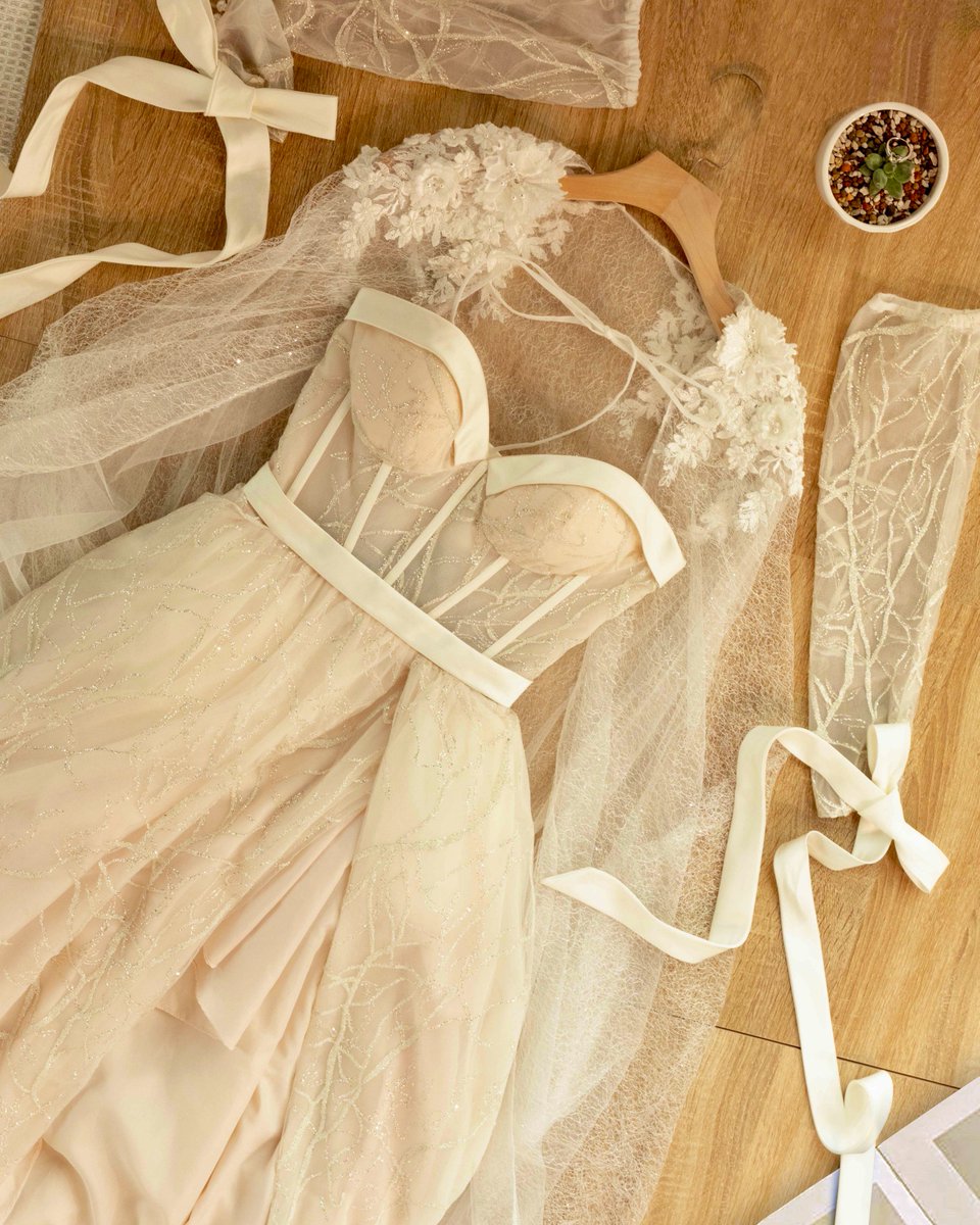 When it comes to dreamy #details, our #Aileen gown from #ClassicCollection has them all! 😍✨ From the beautiful detachable sleeves for two looks in one, to the most stunning #sparkle, there is just so much to #love! Tap the link to shop it.  bit.ly/34KLA2i #cocomelody