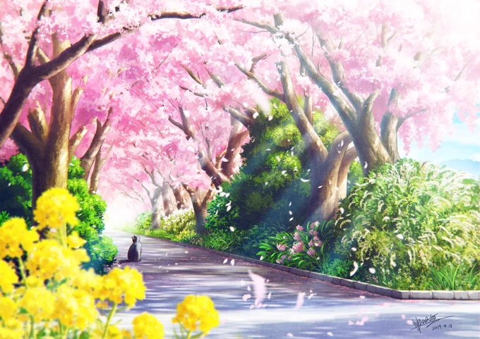 #春の創作クラスターフォロー祭り
暖かくなってきましたね🌸
花のある作品でまとめてみました…! 