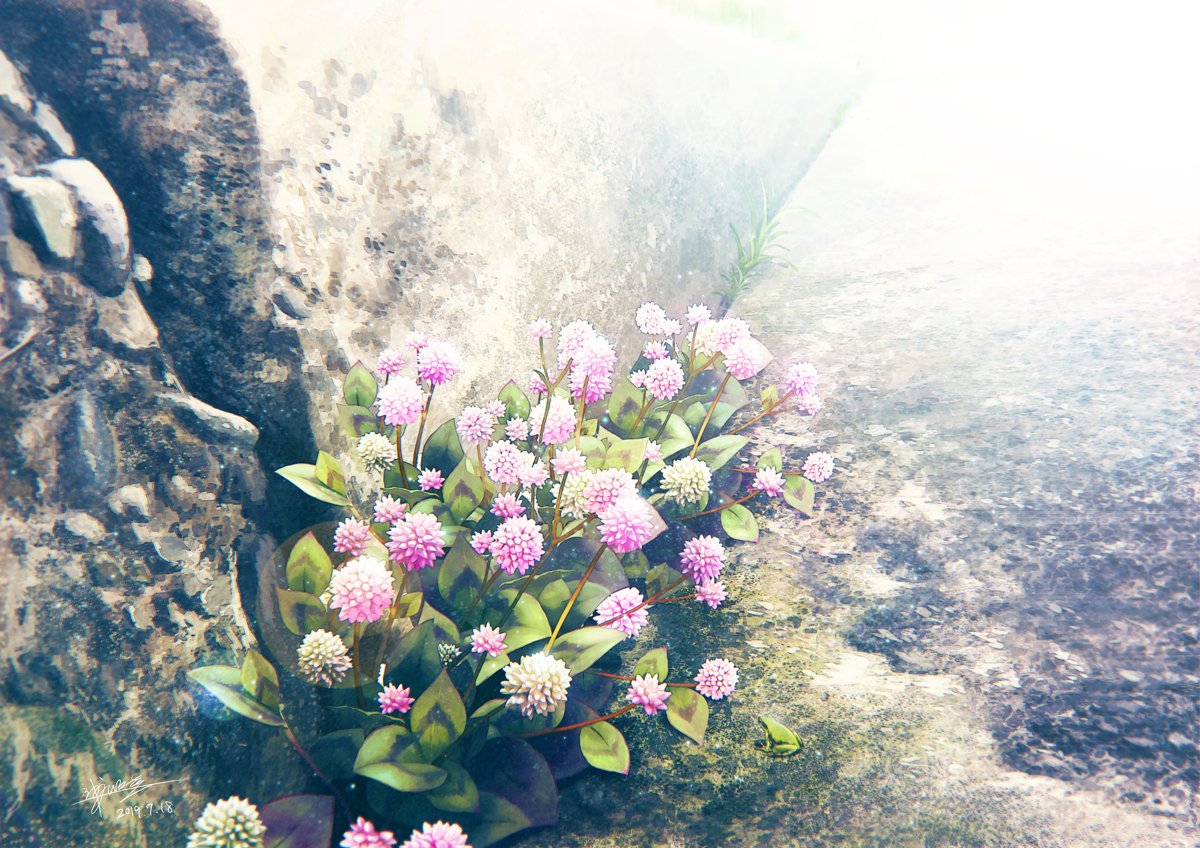 「#春の創作クラスターフォロー祭り
暖かくなってきましたね🌸
花のある作品でまと」|神永睦のイラスト