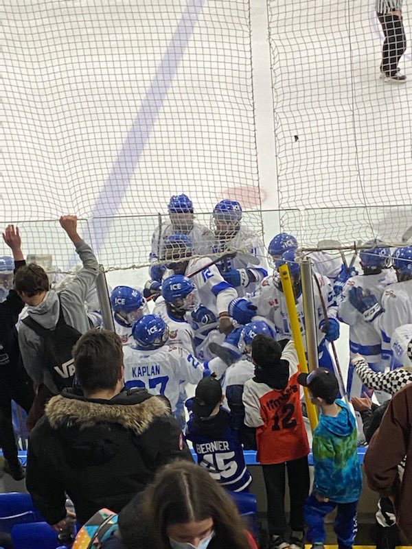 GeorginaIce's tweet photo. Reale suffers a lower body injury in game 2 and goes to the hospital. Misses game 3. Comes back for game 4 and gets the OT winner. Mario Reale!!! https://t.co/XrThIQnwhs