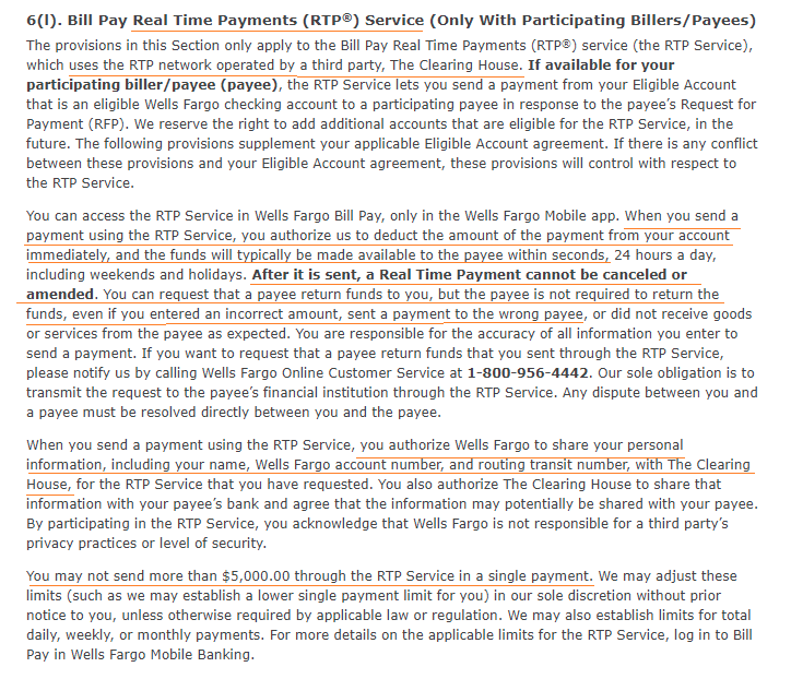 Naturalmed777's tweet photo. Huge #XRP News!

Earlier I posted a video about a guy who revealed that Wells Fargo has been training on a #SWIFT replacement.

Now, I got a online service agreement update👇from WF, talking about Real Time Payments by Clearing House, a #Ripple partner! 

Strap in! 🚀         1/2 https://t.co/PuYcrs5vnS
