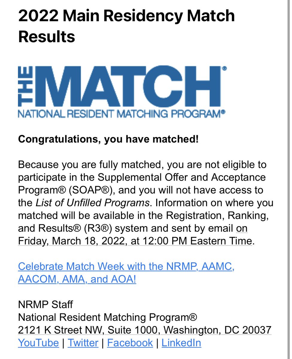 Josh_Quast's tweet photo. I MATCHED! I know it’s late but an upset stomach wasn’t in the original plan for celebration today. What I’m more excited about is the amount of support seen today for all who did and did not match. For those who did not, keep your head up. You are all amazing individuals 1/2 https://t.co/2BlCejV4jI