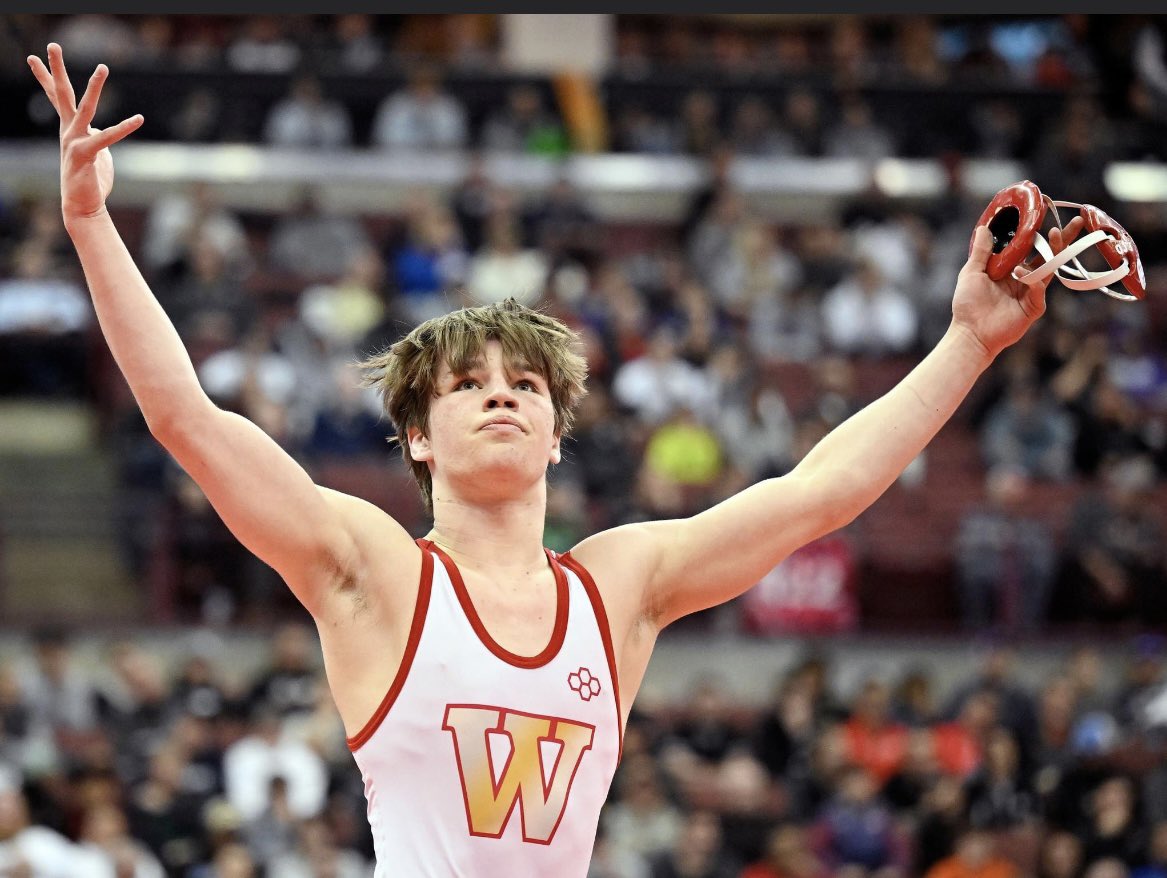 wadsworthwrestl's tweet photo. State Champion 150lbs. Chris Earnest!! https://t.co/hWDTkK2wUF