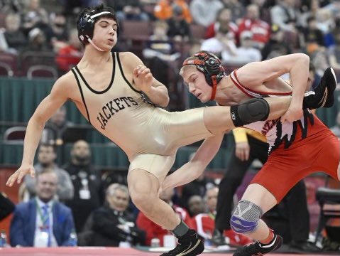 wadsworthwrestl's tweet photo. State Champion 120lbs. Jaxon Joy!! https://t.co/Tlc9dl6U9Y