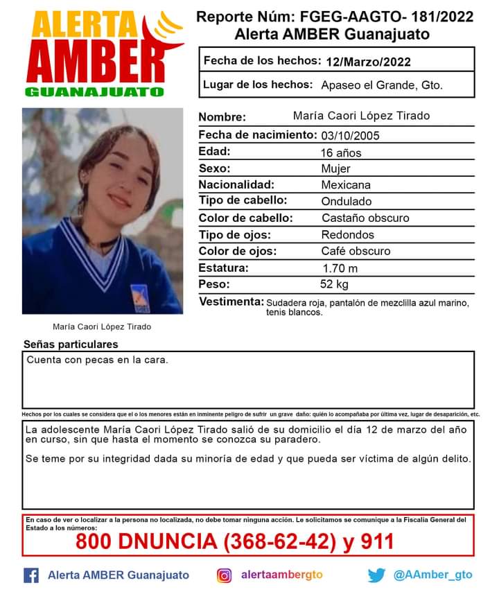 dimaga71's tweet photo. Difundir. Desaparecida en Amexhe, Apaseo el Grande, Guanajuato 
@GtoInforma @DesapGto @aztecaBajio @GtoProyecto https://t.co/rXaB53pZjy