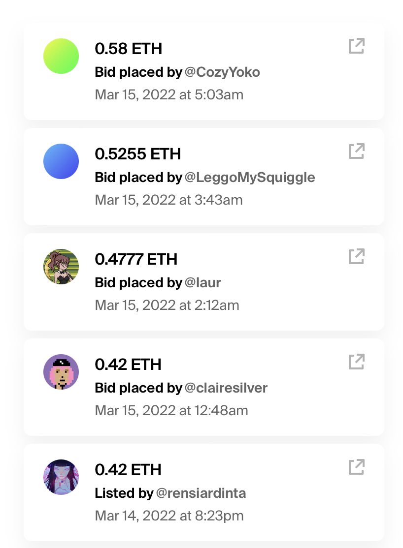 rensiardinta's tweet photo. Auction update @foundation :
15 hours to go!
Thanks a million to @fungibleartist @LeggoMySquiggle @gslayerNFT for placing a bid🙇🏻‍♀️ Appreciate all of you!
And for all the friends at #nftcommunity , thank you! 🫂

https://t.co/BikUPzbi32…

#FoundationNFT #nftcollector https://t.co/7jKErJLJU0