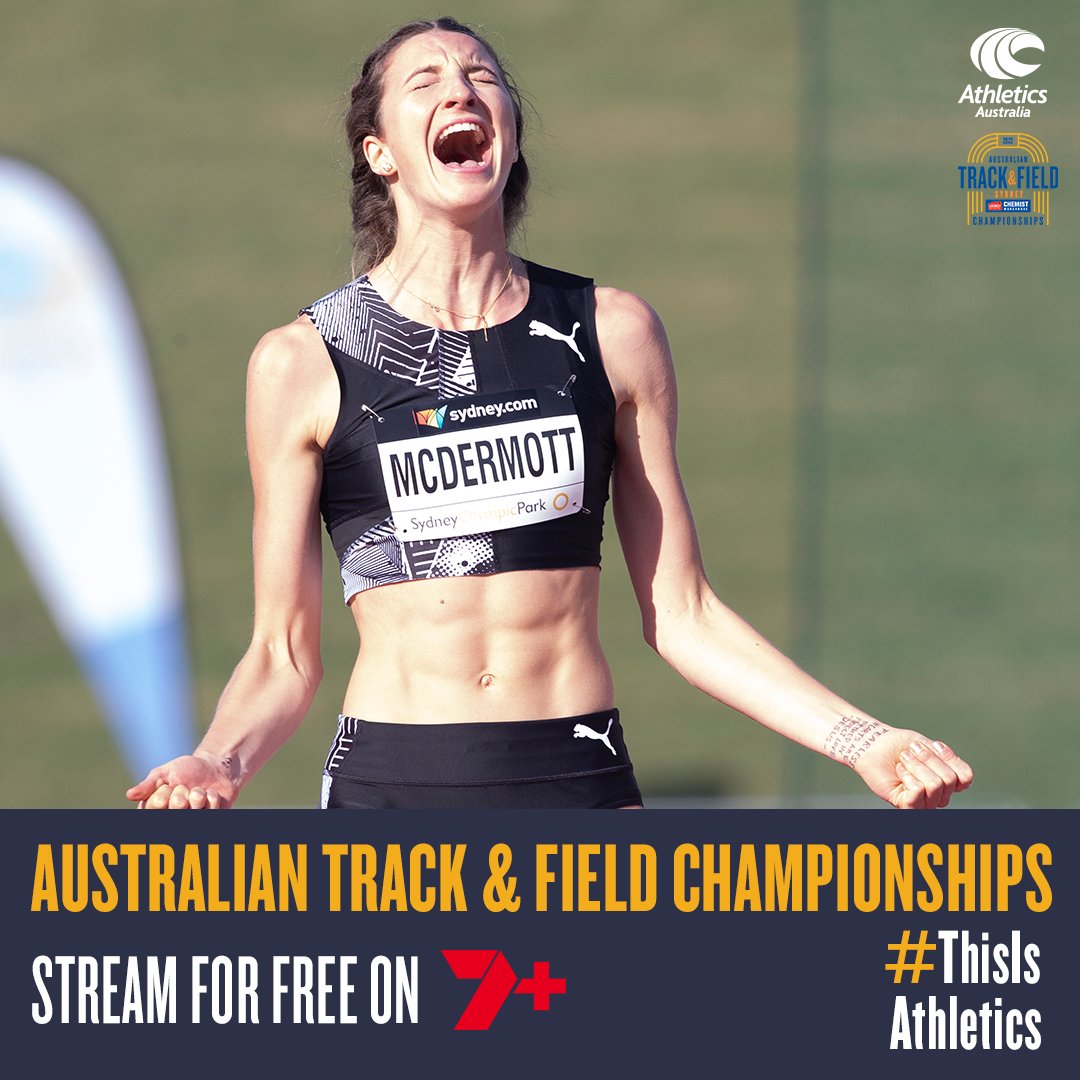 AustralianAths's tweet photo. The @SevenNetwork's coverage of athletics is ready to step up another gear, as AA &amp; Seven announce a three-year streaming deal, commencing with the Australian Track &amp; Field Championships this month, live, free &amp; in HD on @7plus 👉 https://t.co/oH00DvsFYi

#ThisIsAthletics @7Sport https://t.co/KsYDSqWvfc
