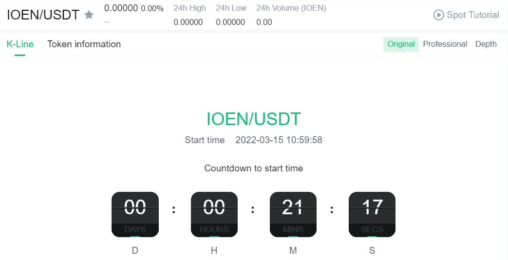 MEXC_Builders's tweet photo. $IOEN/USDT trading will go LIVE in 20 mins 🔥 @IOEN_tech
Get ready to trade➡️ https://t.co/7yasd5CXL5 📈
💚Sign up with referral code: https://t.co/Xmi2DTMQjo
#IoenTech #IOEN #Cryptos #MEXC #MEXClisting https://t.co/livzHN6pRO