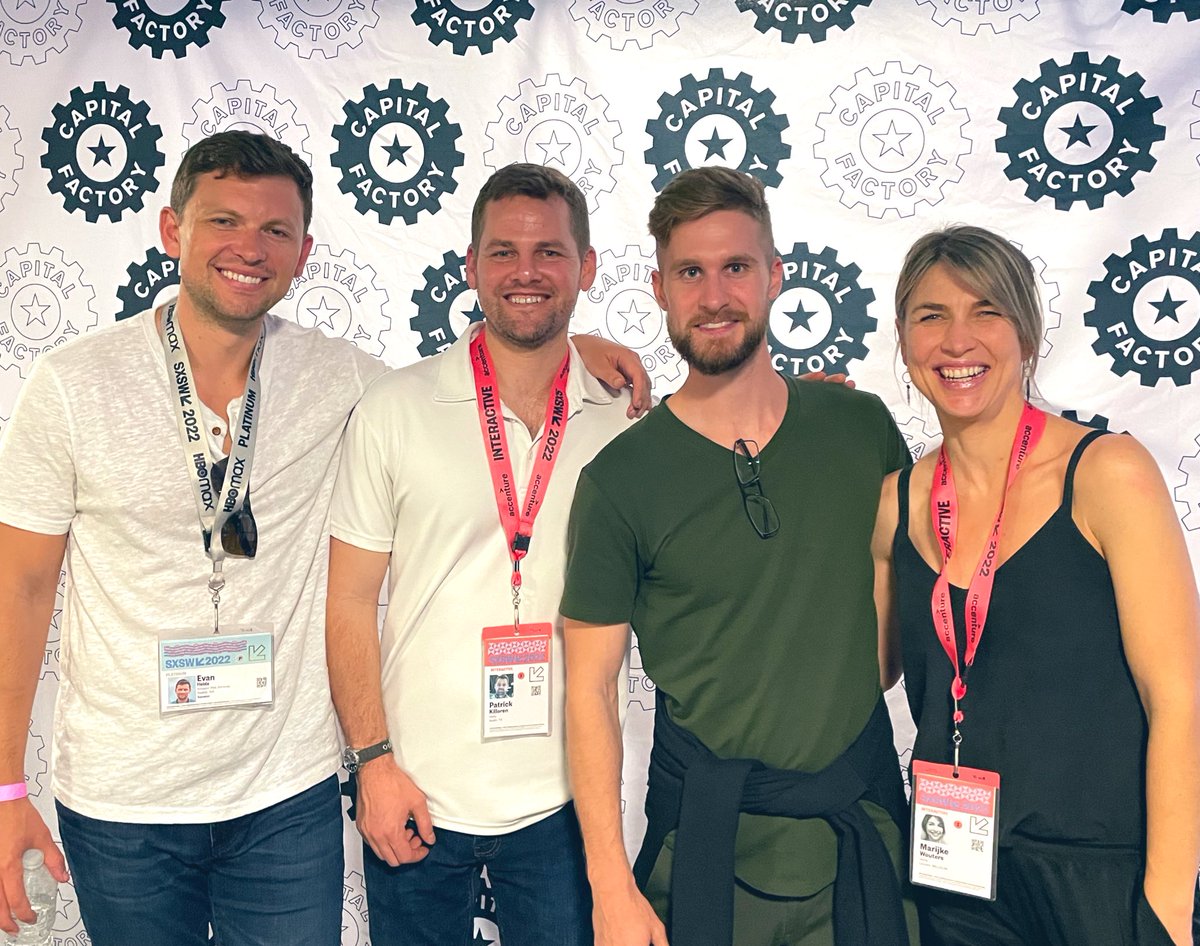 I had a great time chatting with these fantastic folks at the <a href="/CapitalFactory/">Capital Factory ⚙️</a> this evening! 🔥

Give our advisor <a href="/evanhelda/">Evan Helda</a> a follow 👋🏻

And make sure to follow <a href="/blockchain_dad/">Pat Killoren</a> and <a href="/marijkewouters/">marijke.eth</a> from <a href="/Venly_io/">Venly</a> 👏