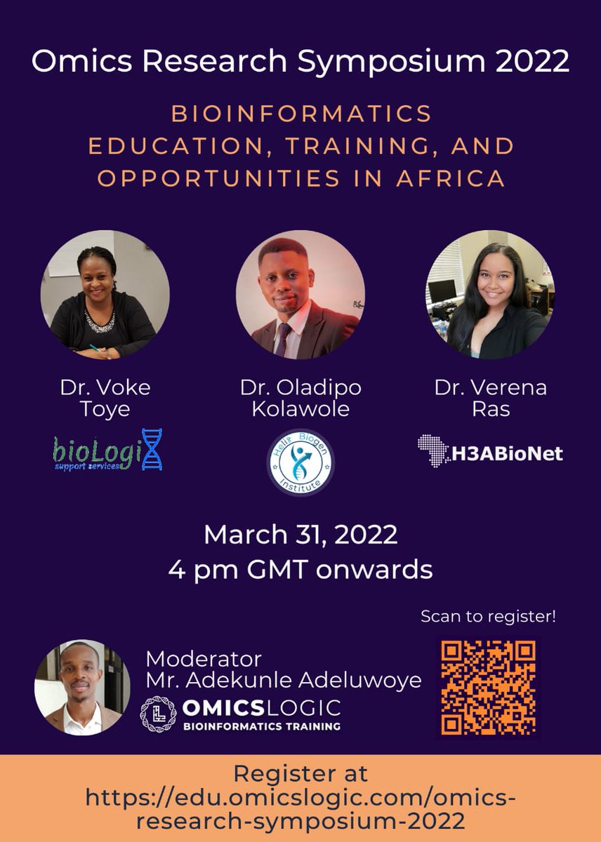 AkindiyaLiz's tweet photo. Never try to seize opportunities. Allow it to come to you through adding value and developing uncommon skillsets. Develop your abilities in your area of specialization.#research #students #university #training #community #helixbiogeninstitute #H3aBioNet
#biologi #bioinformatics https://t.co/amxNXK5N7g