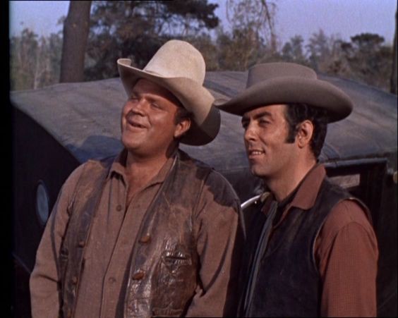 Gemini_53's tweet photo. #DanBlocker as #HossCartwright & #PernellRoberts as #AdamCartwright in #Bonanza #DailyCowboy https://t.co/adnyhI4YDQ