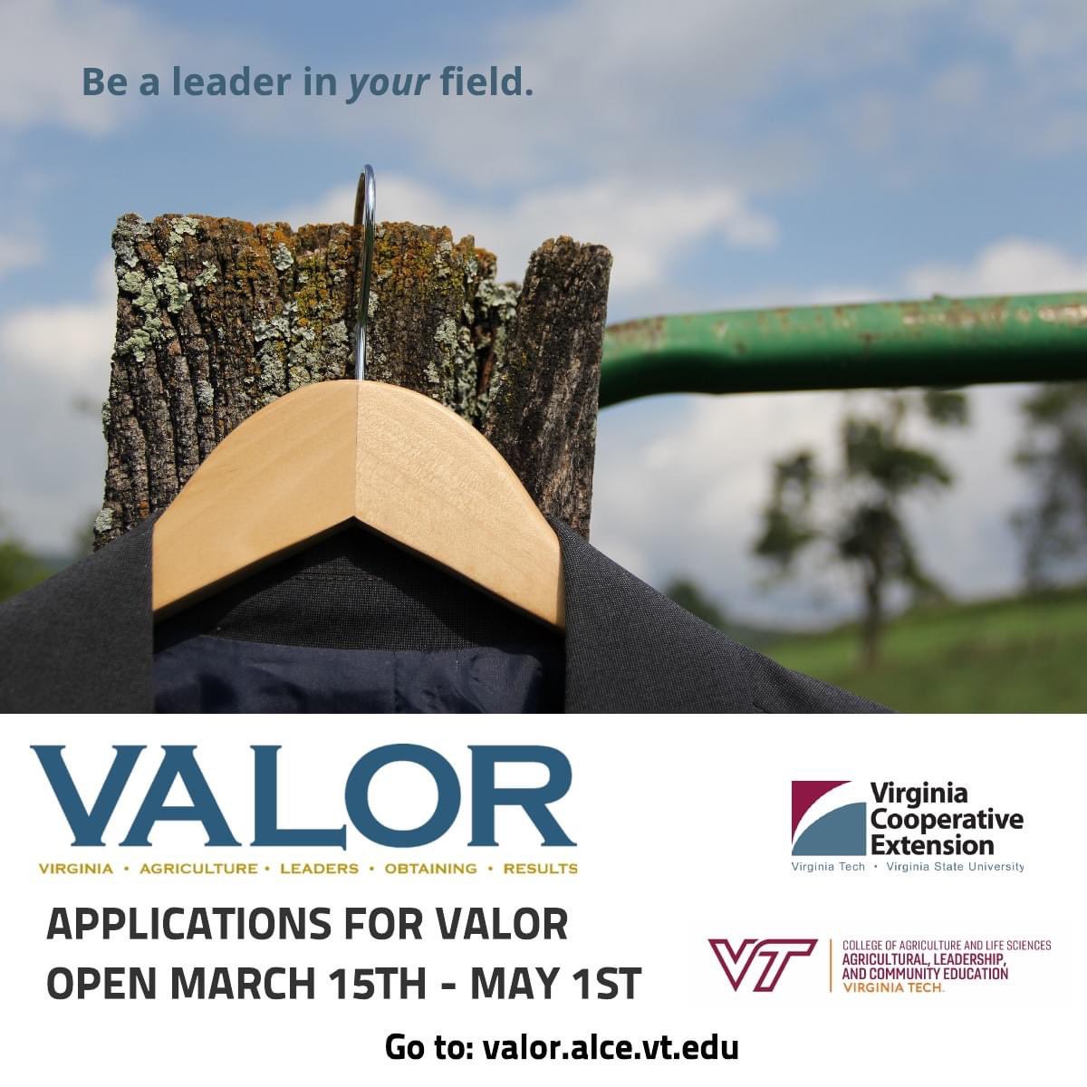 VALOR team (@valeadersor) on Twitter photo <a href="/VALeadersOR/">VALOR team</a> applications for the next class are OPEN! Share widely with potential fellows, and other #agleaders. <a href="/VTCals/">Virginia Tech CALS</a> <a href="/VACounties/">VACo</a> <a href="/VACoopExt/">Virginia Cooperative Extension</a> <a href="/VAFBYoungFarmer/">VAFB Young Farmers</a> <a href="/vafbnews/">Virginia Farm Bureau</a> <a href="/VaAgriBiz/">Agribusiness Council</a> <a href="/VaAgriculture/">VDACS</a> <a href="/VALeadersOR/">VALOR team</a> applications for the next class are OPEN! Share widely with potential fellows, and other #agleaders. <a href="/VTCals/">Virginia Tech CALS</a> <a href="/VACounties/">VACo</a> <a href="/VACoopExt/">Virginia Cooperative Extension</a> <a href="/VAFBYoungFarmer/">VAFB Young Farmers</a> <a href="/vafbnews/">Virginia Farm Bureau</a> <a href="/VaAgriBiz/">Agribusiness Council</a> <a href="/VaAgriculture/">VDACS</a>