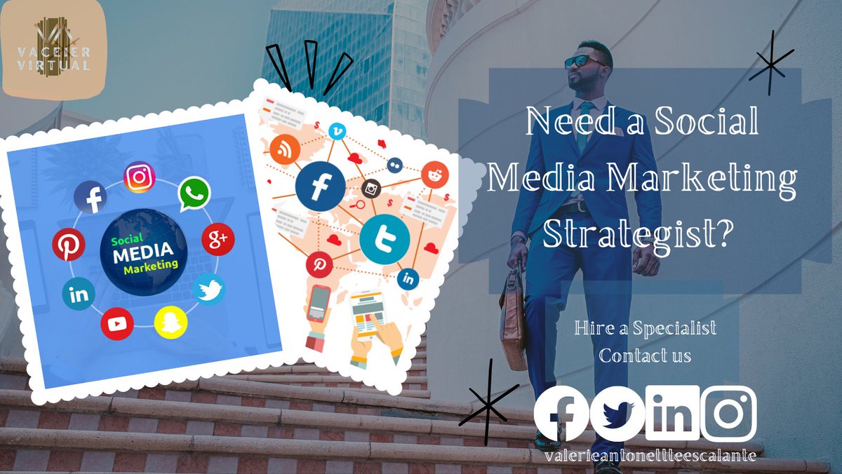 vhalcalimutan's tweet photo. Social Media Marketing

A social media specialist could be in charge of strategy, community management, creative directing, customer support, copywriting, and data analysis, among other things.📈📈

Visit my website: https://t.co/AZGUhskOL5

#VAceiervirtualassistant #socialmedia https://t.co/RAfmIPfxSA