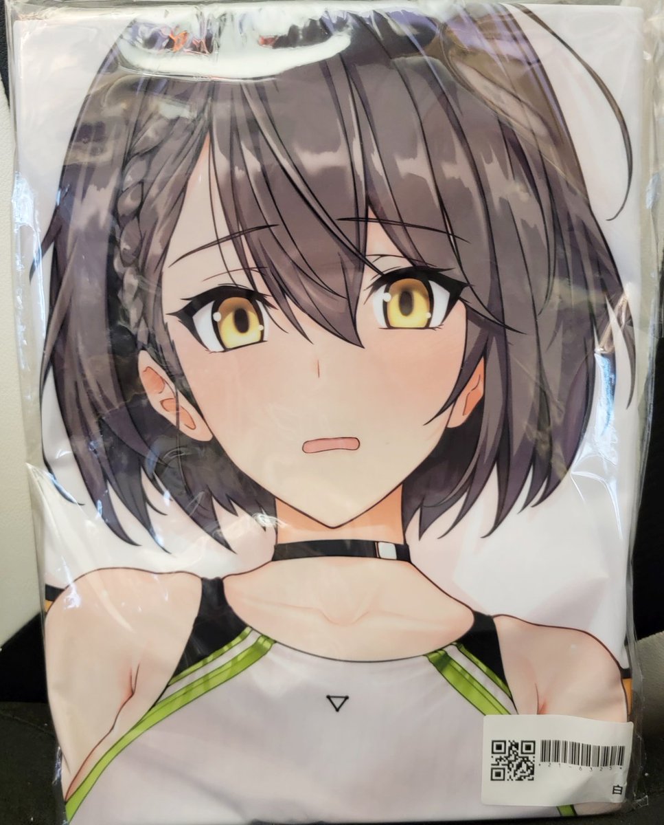 Tier_TA's tweet photo. I flip back and forth whether Baltimore or St. Louis is my favorite character in Azur Lane but Halcon does some of the best art of Baltimore so I have this pillowcase. https://t.co/5s8hM2UUem
