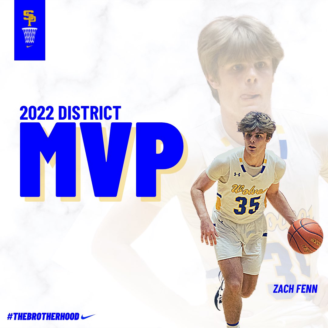 Congrats to Zach Fenn! The most valuable player in District 6-5A. <a href="/fenn_zach/">Zach Fenn</a> 

#GoWolves | #TheBrotherhood 🐺