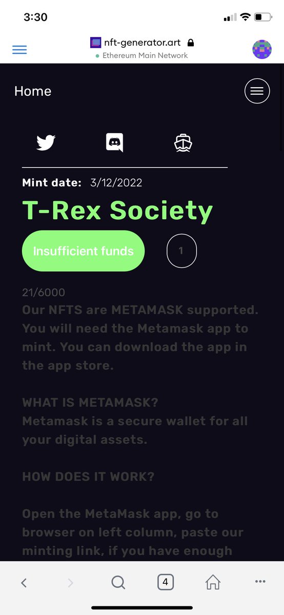 trexsociety's tweet photo. MINT PRICE HAS CHANGED
0.020 ($50!) 
Hope this will allow more people to grab their own T-REX
⬇️⬇️⬇️⬇️⬇️⬇️
https://t.co/UAcBNVA6SF

Next 50, mint and show proof, and enter a giveaway🦖☄️🦖☄️🦖
#nft #NFTCollection #NFTdrops #NFTCommunity #opensea https://t.co/h1P0FR8Fe6