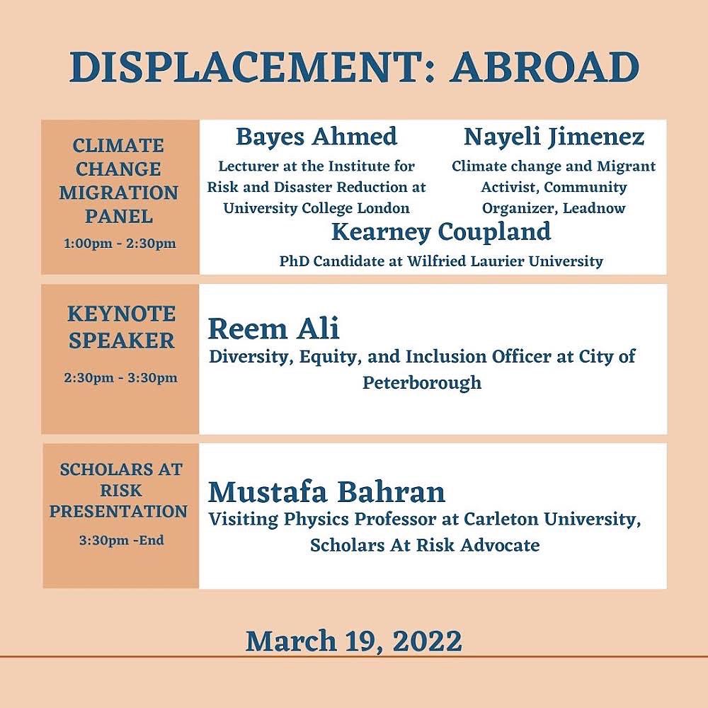 CMC_TrentU's tweet photo. CMC day 2 is this Saturday! Just a reminder of our wonderful speakers! https://t.co/7Xax6aJq7y