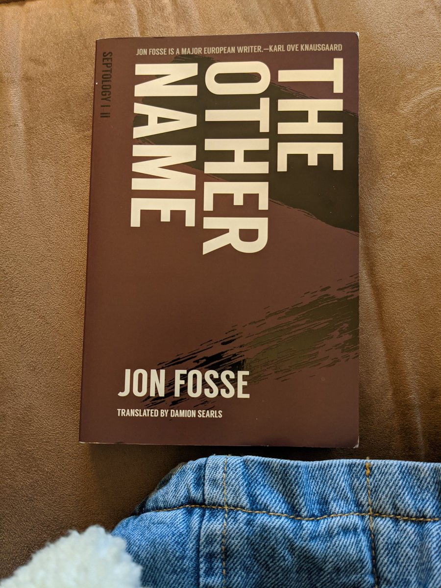 Topgun011's tweet photo. .@TheBookerPrizes made me do it 🤷🏻‍♀️ #litintranslation #jonfosse https://t.co/zXg3XfNSt3