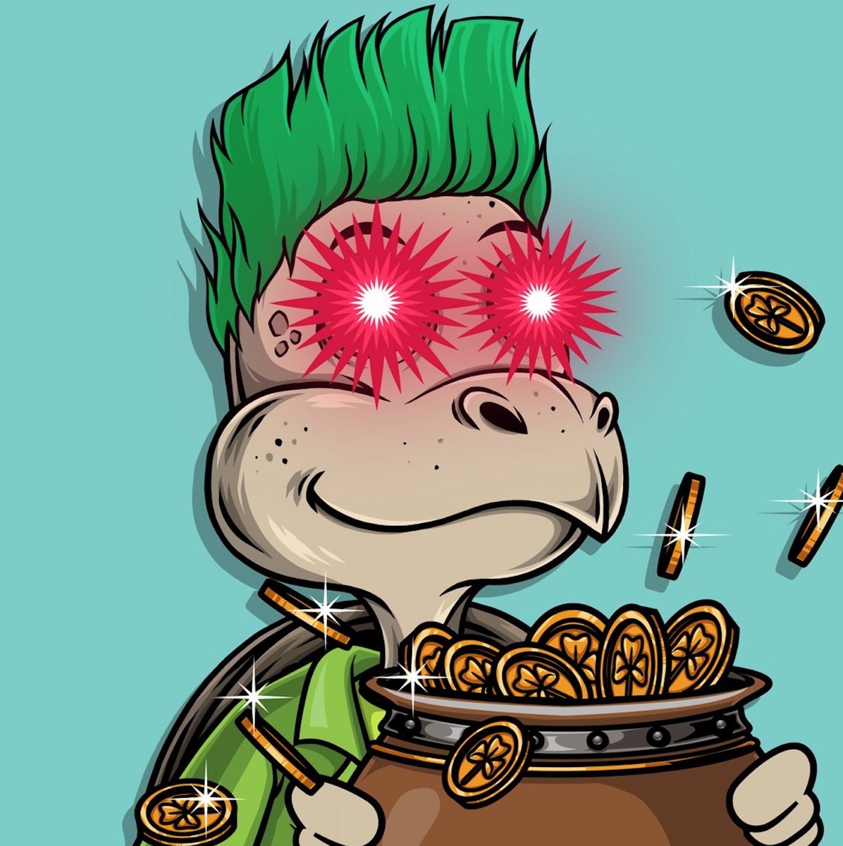 🎉NEW DROP: ST. PATRICKS DAY TURTLE 

Raffle to purchase at 0.05 for 24hrs. 

👇Now in the TiredTurtle Discord: 
discord.gg/C3Aue7NC8E

#NFTCommmunity #NFT #NFTdrops