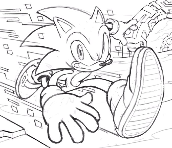 Just spent an insane amount of time on a poster for the #FanJamREMIX show from @SSFanJam.  Here's a frontiersy preview of Sonic comin' at ya with a bunch of SEGA pals 