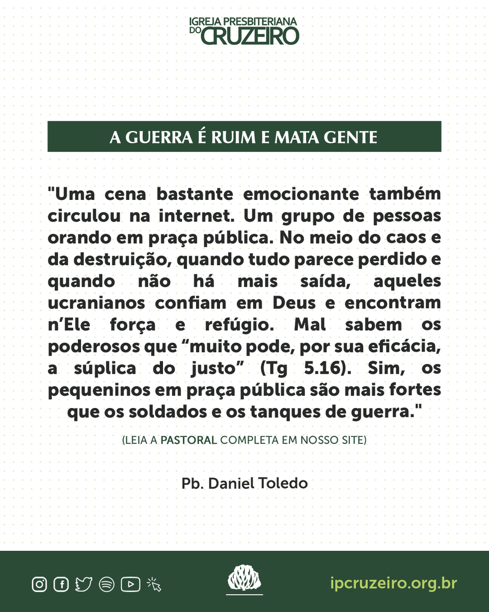 ipcruzeiro's tweet photo. Essa é uma reflexão sobre a pastoral dessa semana.
Leia na íntegra no nosso site: https://t.co/MnmaCn6p91
#pastoral #ipcruzeiro #ipb #ipbconline #igrejaonline https://t.co/Jefzsjzfar