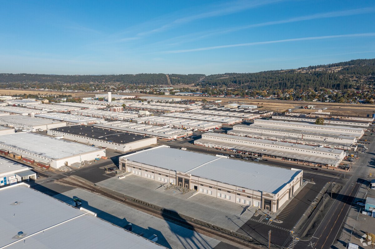 Owned and managed by Crown West Realty, The #Spokane Business and #Industrial Park covers 600 acres and is home to 150 companies and 5,000 employees. #CRE #Realestate