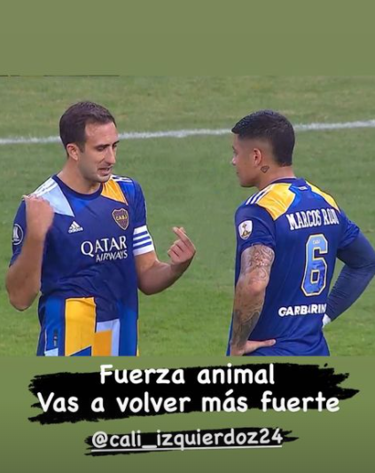 elgraficoweb's tweet photo. šø El mensaje de Marcos Rojo para Cali Izquierdoz
āļø "Fuerza animal. Vas a volver mĆ”s fuerte" https://t.co/yzyHXKHxSm