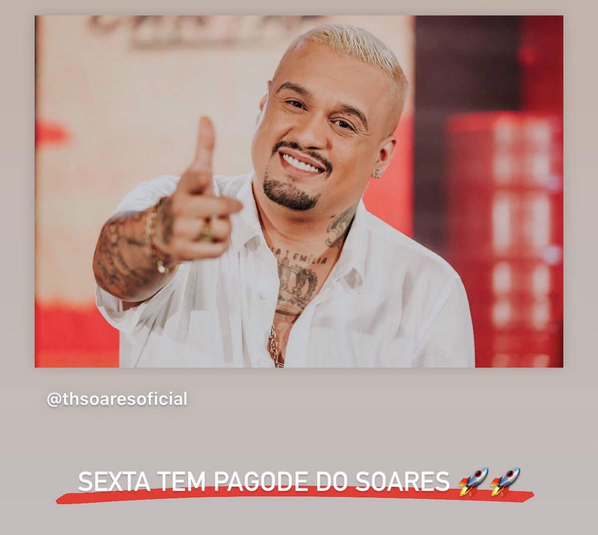 4ndersonsillva's tweet photo. Sexta tem Pagode do Soares 

Lote promocional esgotado 
Primeiro lote esgotando 
🚀🚀🚀 https://t.co/tkTFsdtTxP