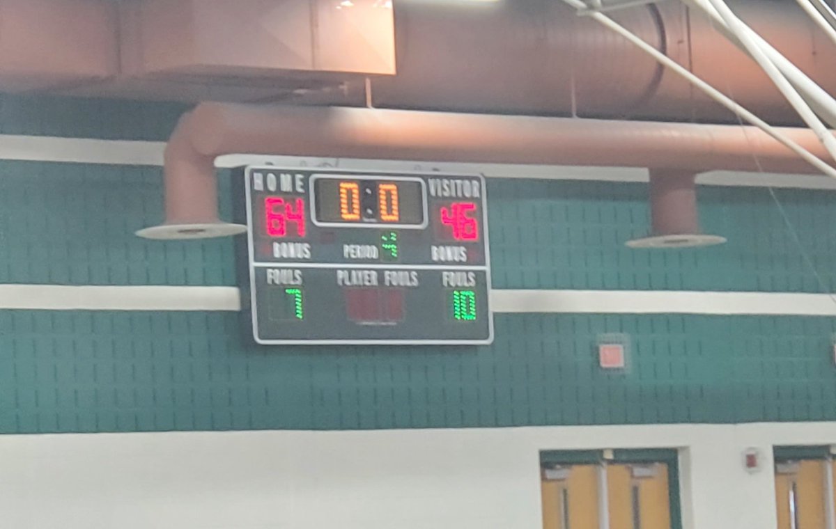 ClarkstonBball's tweet photo. Playoff Basketball: #ClarkstonBasketball (64) Adams (46) Final Wolves Win!!! https://t.co/OQZ10X2EJo