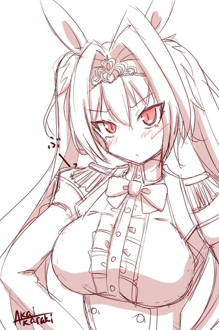 ダスカ試し落書きしてみたけど、ティアラはしょっても他の情報量も半端ないというか…
後なんですかこのすごいインテークとか、一本伸びてるロングアホ毛とか

「ちょっと!そんな理由でアタシを描くのを避けてたのアンタ!?」(ぷんす) 