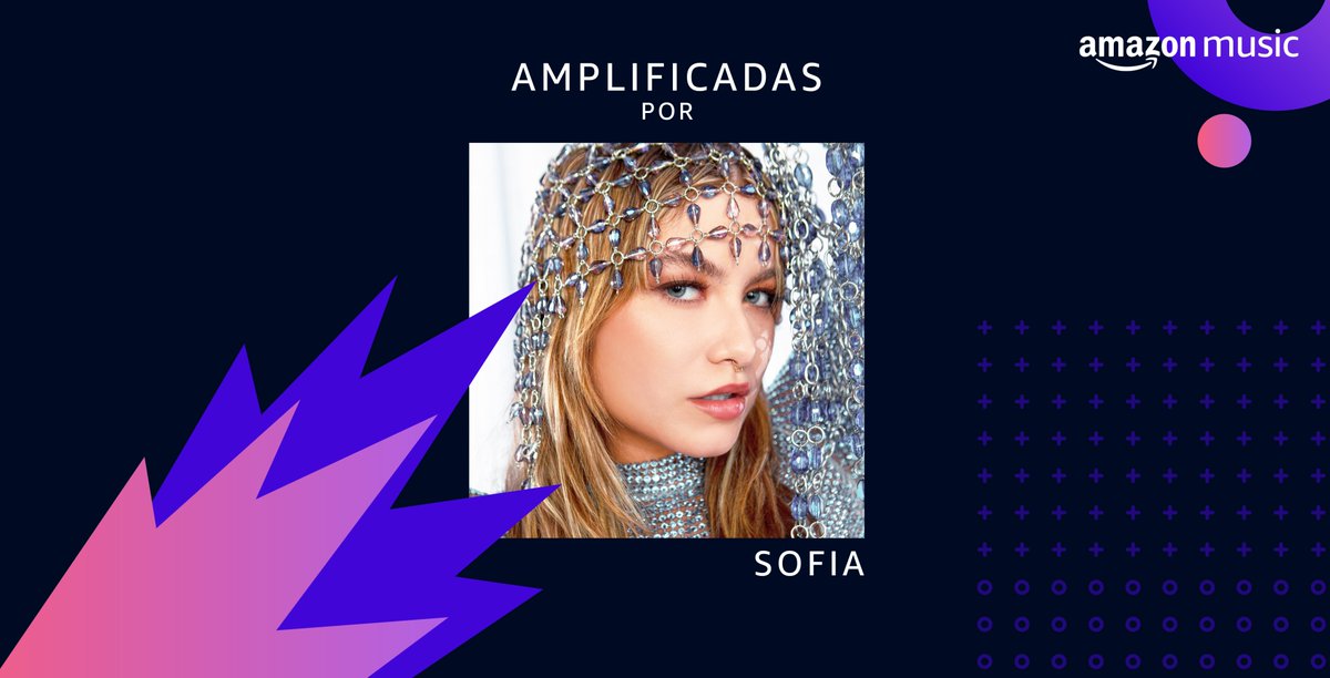 AmazonMusicMX's tweet photo. Una ola de letras y ritmos es la playlist de #Amplificadas de @sofiareyes. ¡Escucha todas las rolas que eligió en #AmazonMusicMx para escuchar este mes! 🌊💜🎶
https://t.co/yJ63MqOyqS https://t.co/Af9Gz9WKYk