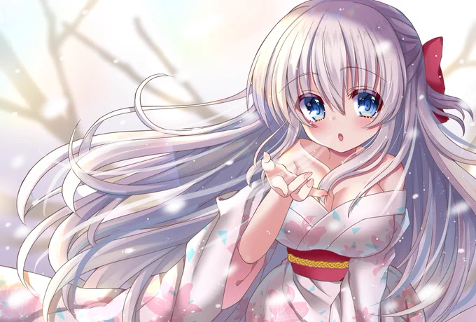 ( 'ω'  )  #ホワイトデーは銀髪白髪を愛でる日