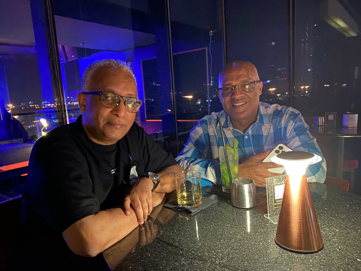Girma154's tweet photo. Always remember that the most valuable antiques are your dear old friends. Dr Hussain Ahmed it was indeed pleasure seeing you after many years ! #DrHussainAhmed #oldfriends https://t.co/uUATRnmkMc