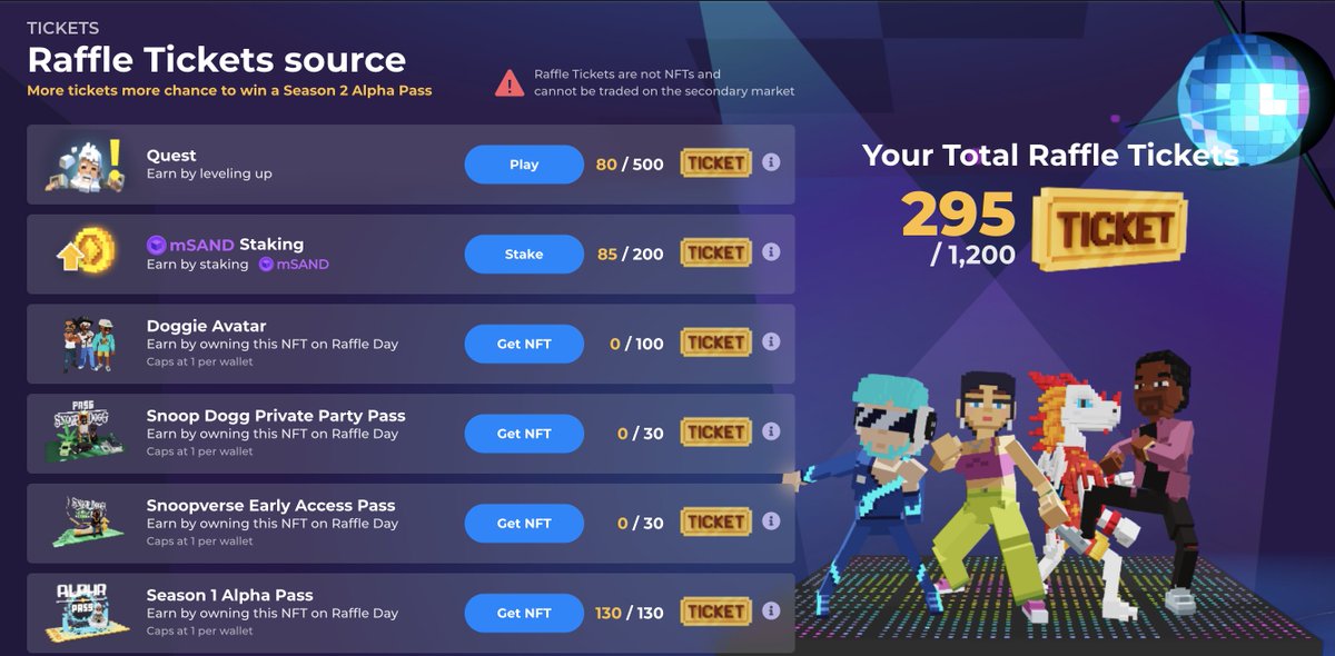 minimalcrypto1's tweet photo. @TheSandboxGame I just participated in the daily #SandboxAlphaS2Contest for a chance to earn up to 1,000 $SAND! Starting March 14 -  Show your Raffle Tickets. Check out my screenshot below! 👇 #SandboxAlphaS2 https://t.co/3E2fY8eQ0R