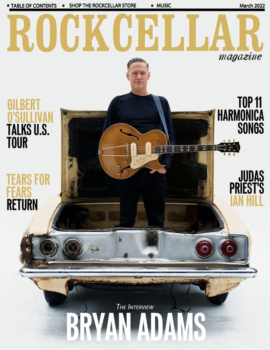bryanadams's tweet photo. Check out Bryan’s cover feature in the March issue of @RockCellarMag . #SoHappyItHurts https://t.co/6H5fVYNyuj https://t.co/ArhYK8yQPE