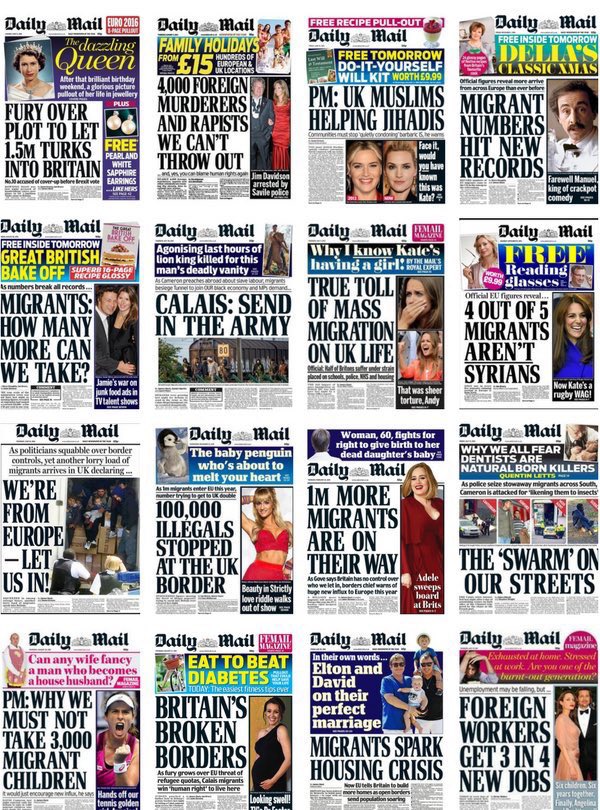 Samfr's tweet photo. Impressive handbrake turn from the Mail. https://t.co/itfiRSe0jc