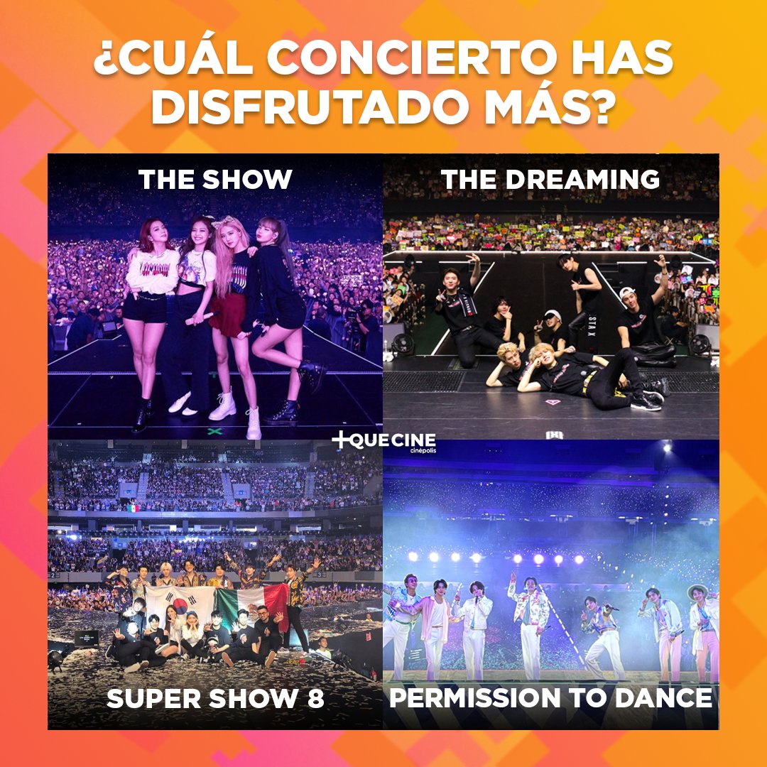 MasQueCineLatam's tweet photo. Queremos saber, ¿cuál ha sido el mejor concierto que has vivido en nuestras salas? 👀❤️🎬 https://t.co/TwZrVIsMJu