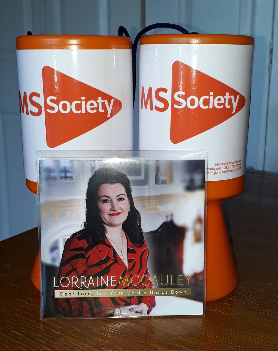 CountryMusicMS1's tweet photo. Thank you very much to Irish Country Star Lorraine McCauley for her signed CD .. Dear Lord , Lay Your Gentle Hands Down . Thank you very much Lorraine for supporting my work to help people living with Multiple Sclerosis . https://t.co/upaCq3h34e