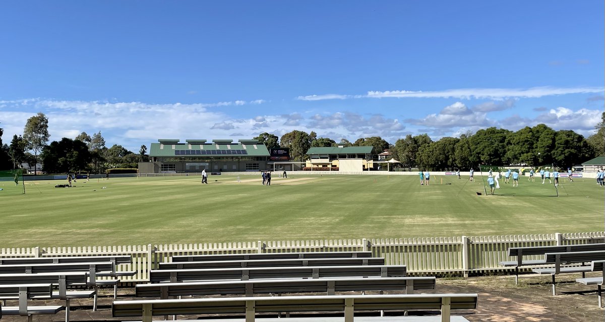 All ready at Bankstown Memorial Oval for Marsh Sheffield Shield NSW v WA