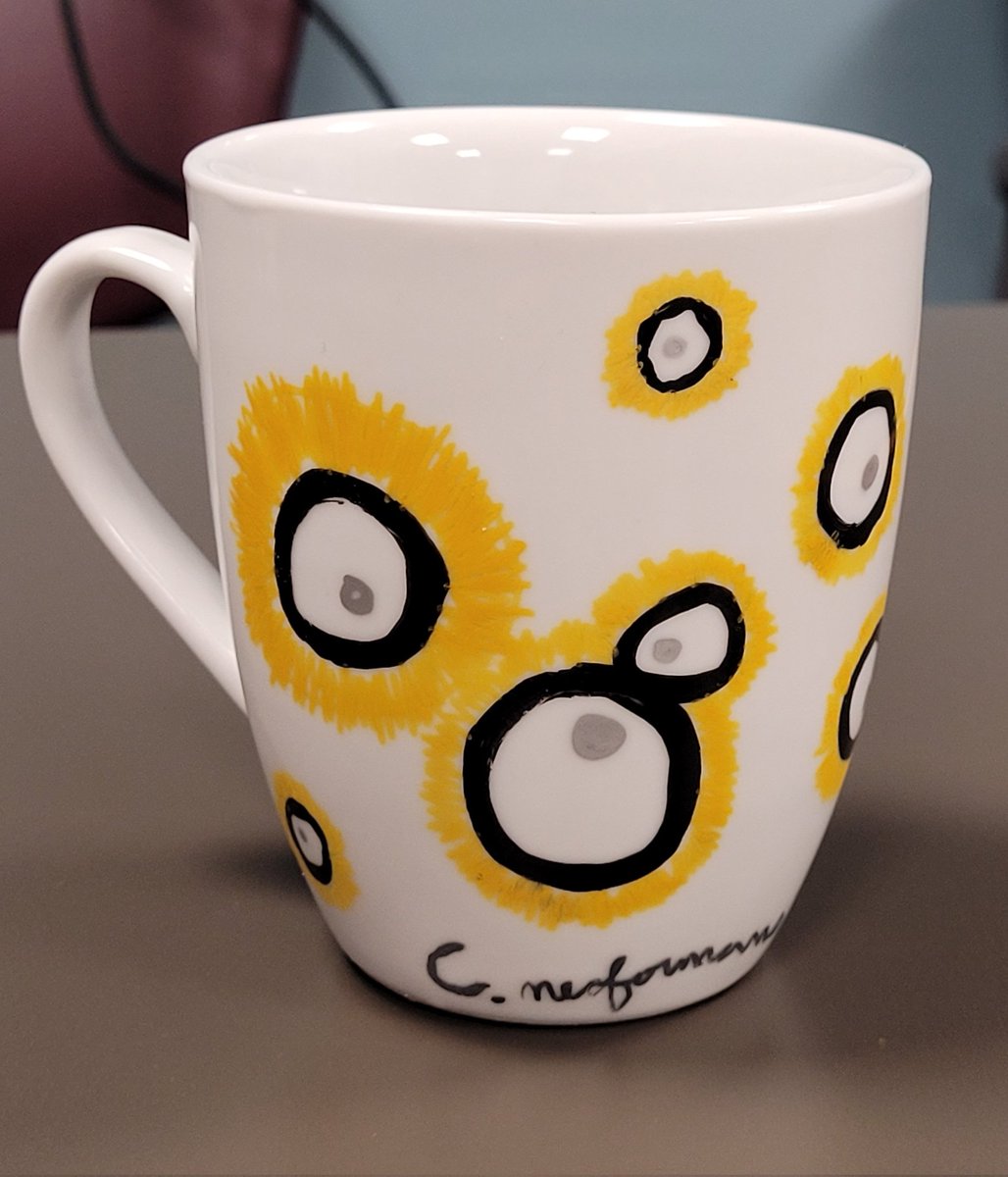 Danfqsmith's tweet photo. Had a "FUN" time designing this Cryptococcus mug https://t.co/Zx9z6mapVQ