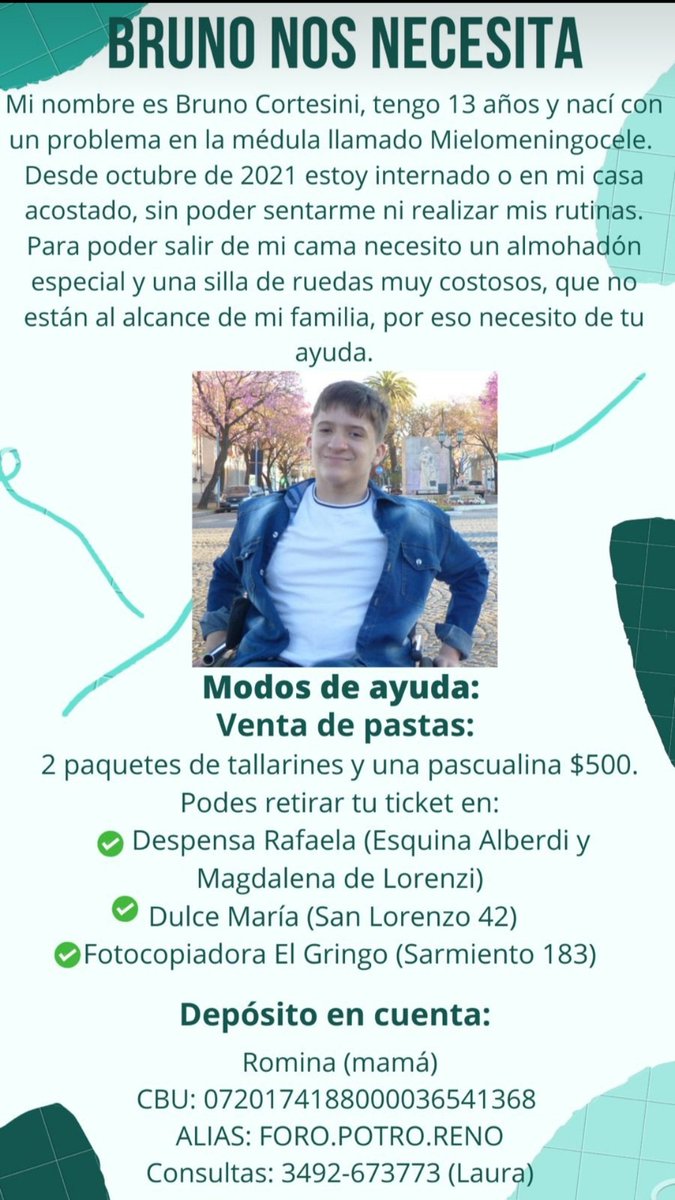 CeliKuchen's tweet photo. Bruno nos necesita! Me ayudan a compartir? https://t.co/smKKOF4wej