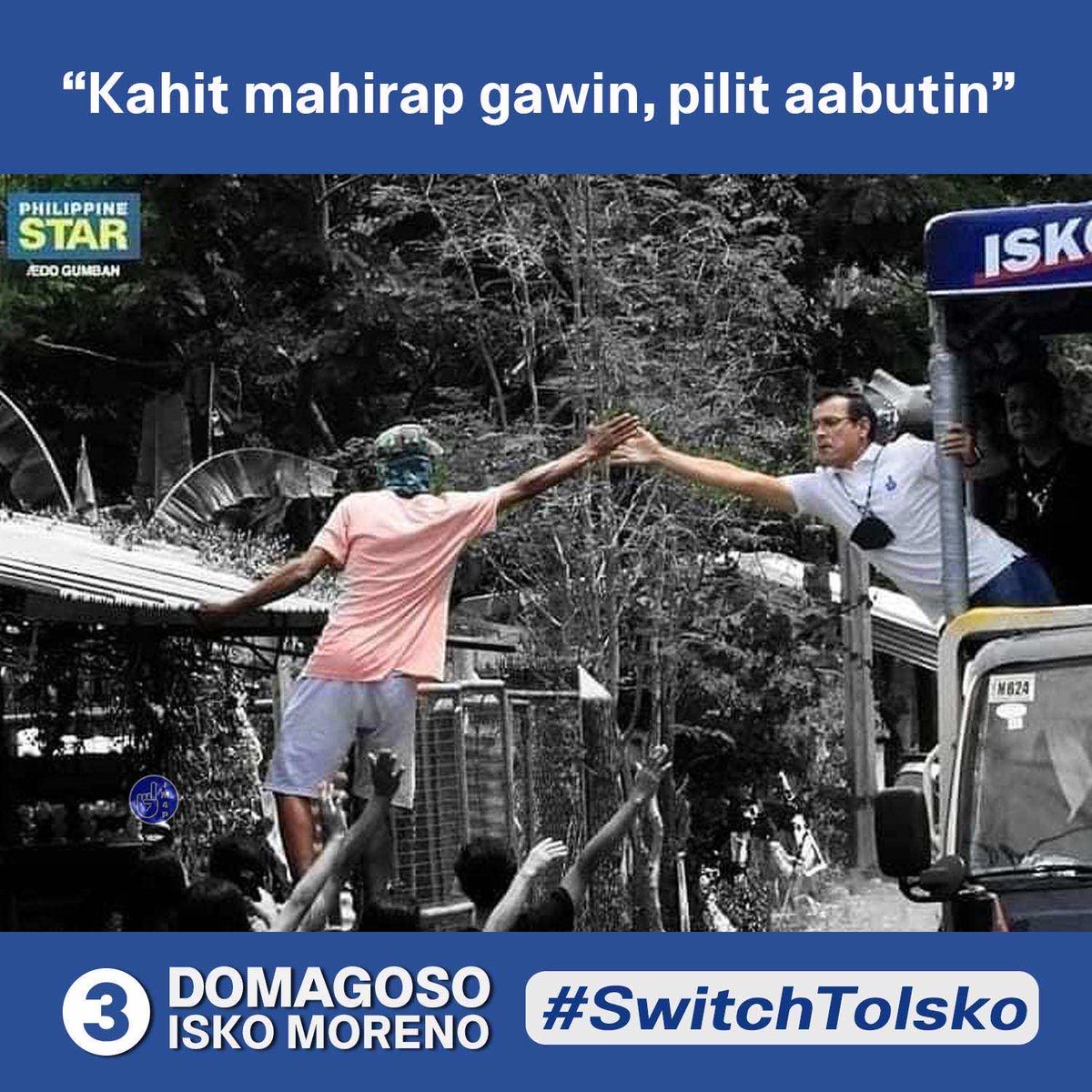 jimi_bosch's tweet photo. A picture is worth a thousand words… this is typical Isko Moreno Domagoso— he will reach out, he will find a way… he will make the effort to make  things happen no matter how difficult, he will at least try.. #SwitchToIsko  ☝🏼🇵🇭🇵🇭☝🏼 https://t.co/LIOUXHC4Nz