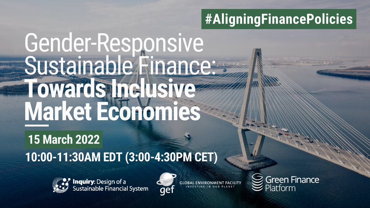 _ryanmaia's tweet photo. Despite the exponential rise of ESG-related investments, women continue to be on the frontlines of climate change and the pandemic.

This Tuesday, join @GGKP_Finance for a #CSW66 Side Event on gender-responsive sustainable finance metrics and products.

👉 https://t.co/RaMHY2Oc9A https://t.co/yBMWwxapDM